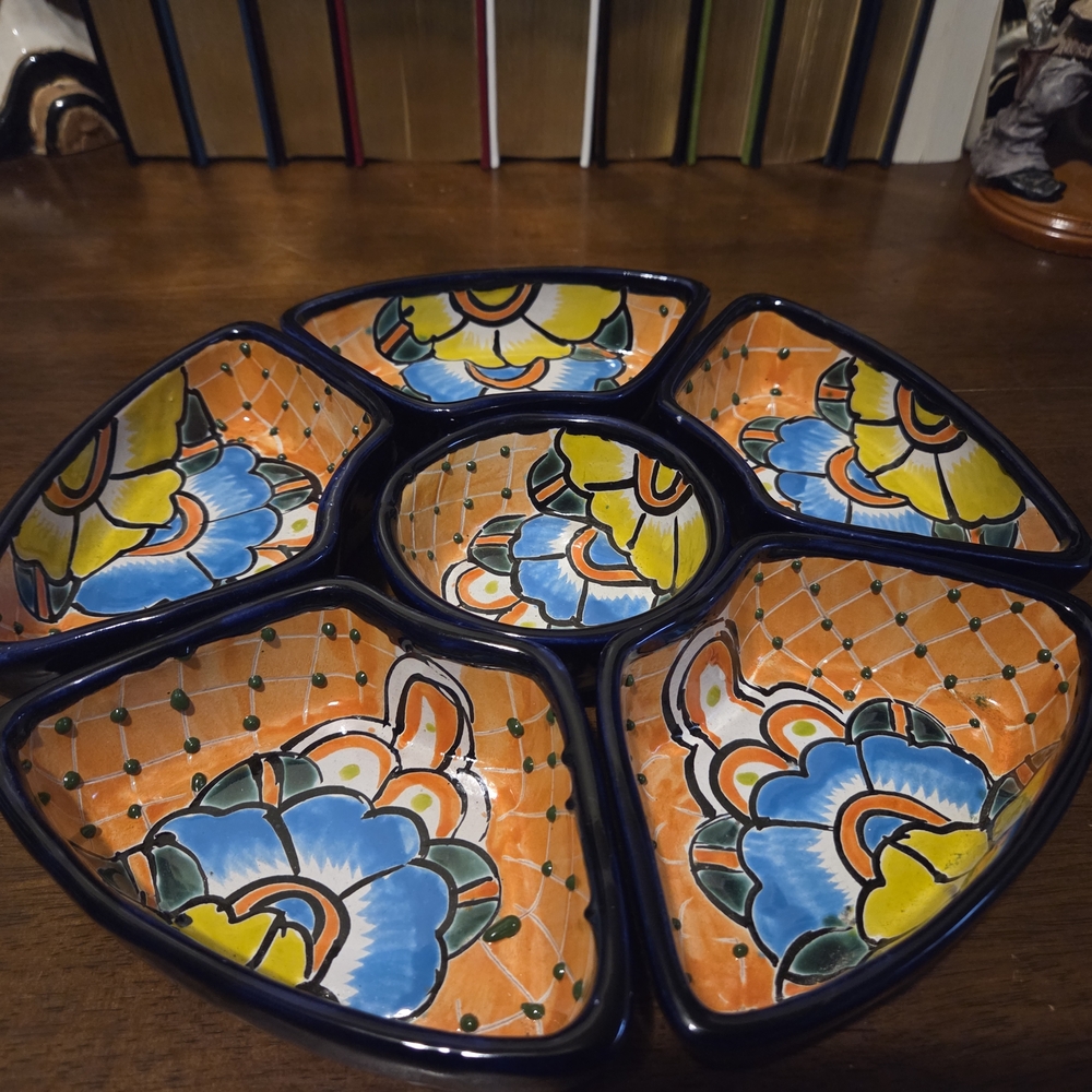 Colorful Ceramic Serving Dish